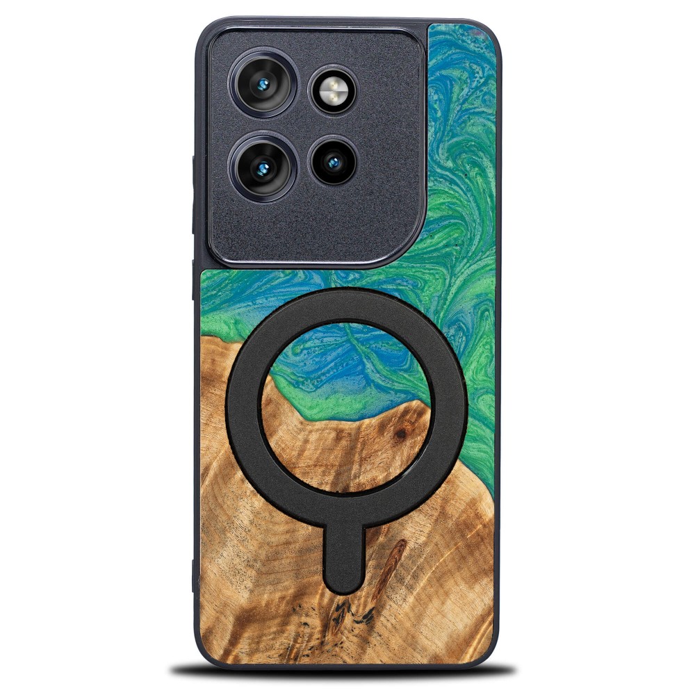 Etui Bewood Unique do Motorola Edge 50 Neo / 60 Neo - Neons - Tokyo z MagSafe (1)