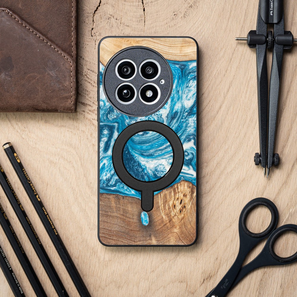 Etui Bewood Unique do OnePlus 13 - Planets - Uran z MagSafe (3)