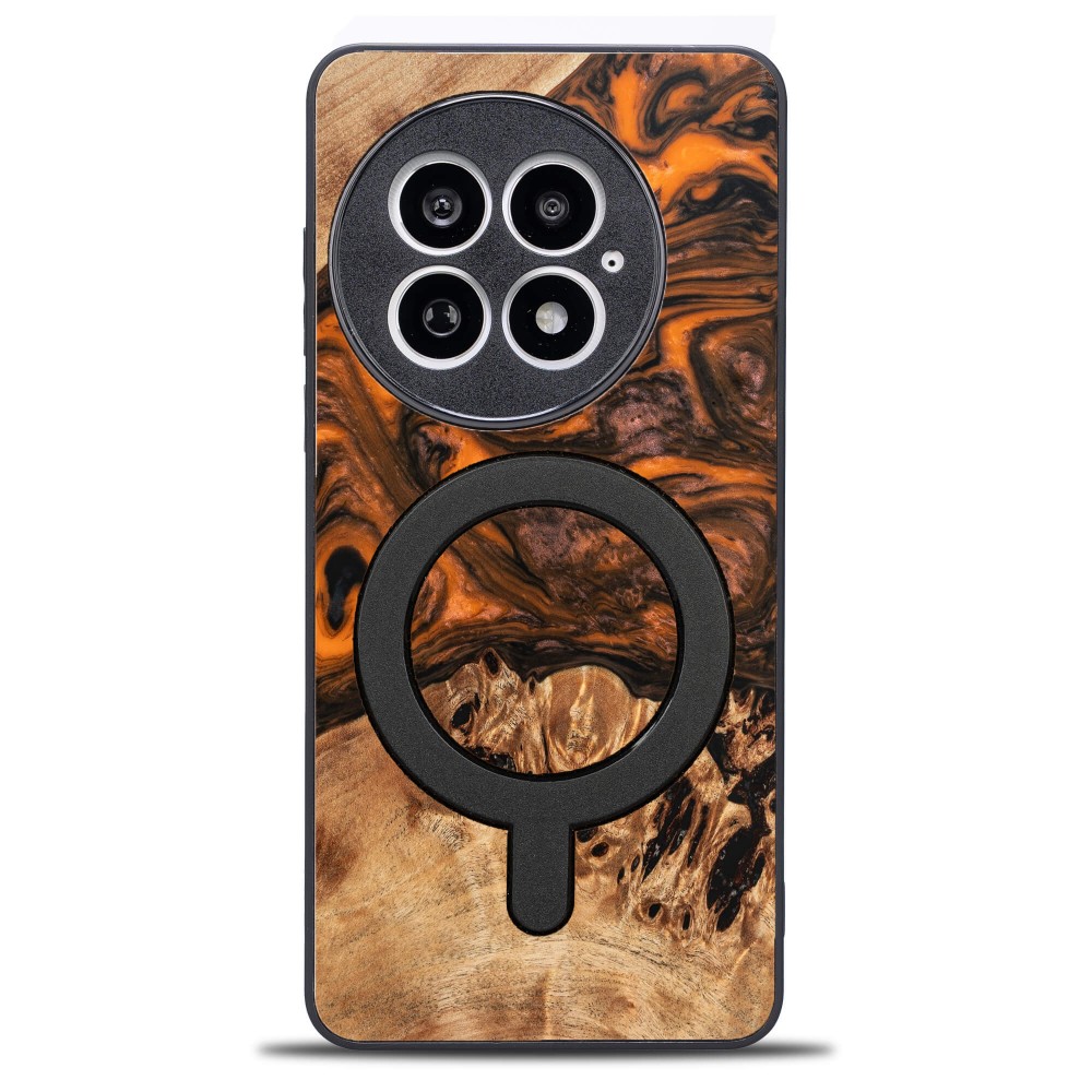 Bewood Resin Case for OnePlus 13 - Orange with MagSafe (1)