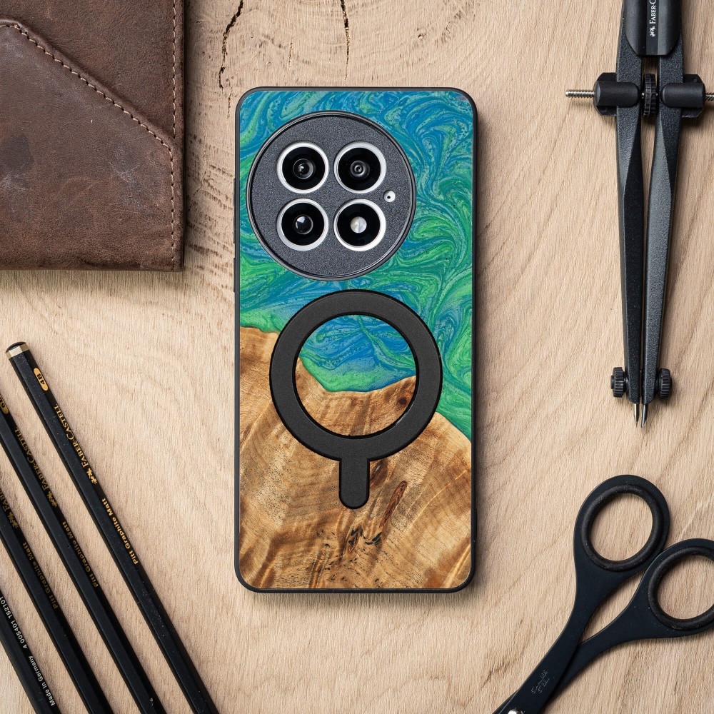 Etui Bewood Unique do OnePlus 13 - Neons - Tokyo z MagSafe (3)
