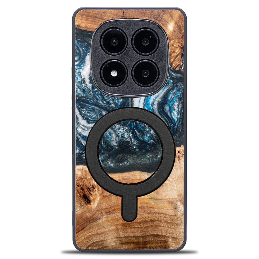 Etui Bewood Unique do Xiaomi Redmi Note 14 Pro 5G - Planets - Ziemia z MagSafe (1)