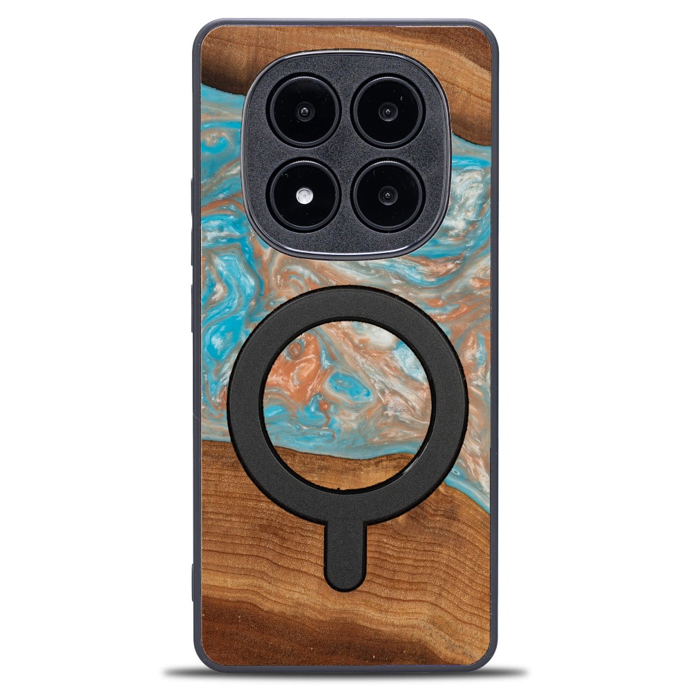 Etui Bewood Unique do Xiaomi Redmi Note 14 Pro 5G - Planets - Saturn z MagSafe (1)