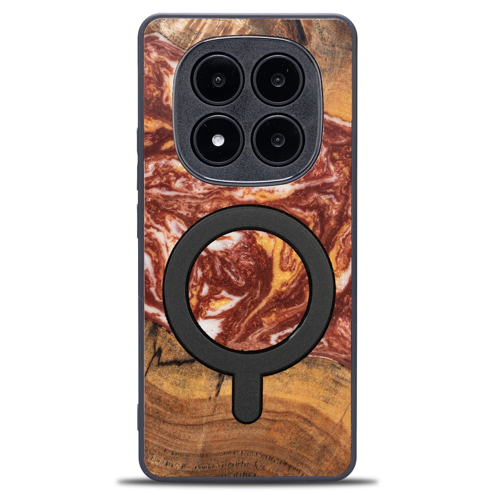 Etui Bewood Unique do Xiaomi Redmi Note 14 Pro Plus 5G - Planets - Mars z MagSafe (1)