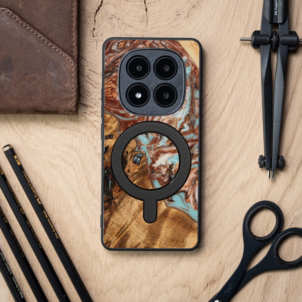 Etui Bewood Unique do Xiaomi Redmi Note 14 Pro Plus 5G - Planets - Jowisz z MagSafe (3)