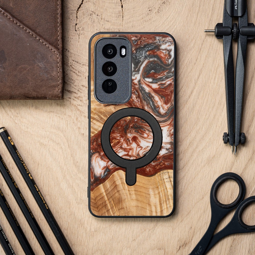 Etui Bewood Unique do Oppo Reno 12 Pro 5G - Planets - Wenus z MagSafe (3)