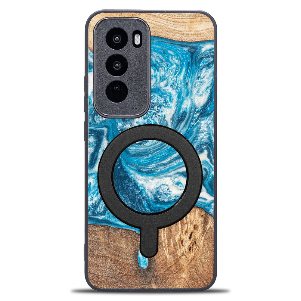 Etui Bewood Unique do Oppo Reno 12 Pro 5G - Planets - Uran z MagSafe (1)