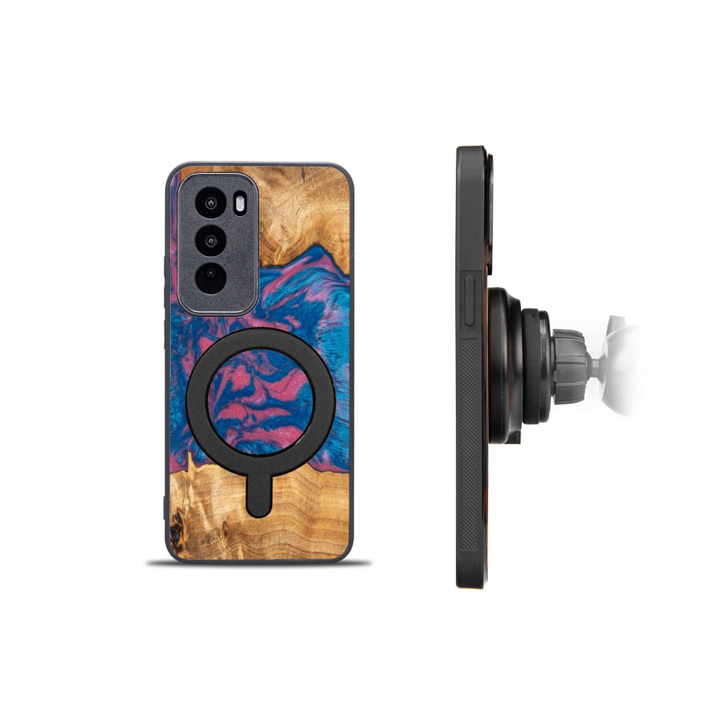 Etui Bewood Unique do Oppo Reno 12 Pro 5G - Neons - Vegas z MagSafe (2)