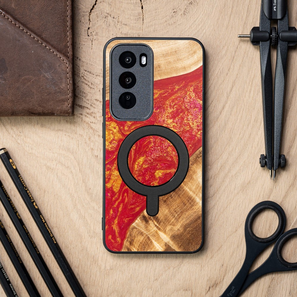 Bewood Resin Case for Oppo Reno 12 Pro 5G - Neons - Paris with MagSafe (3)