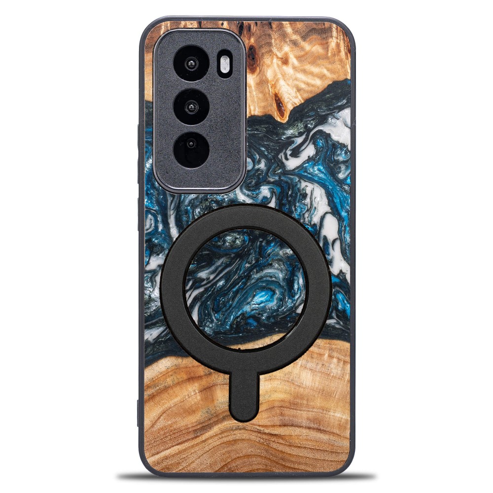 Etui Bewood Unique do Oppo Reno 12 5G  - Planets - Ziemia z MagSafe (1)
