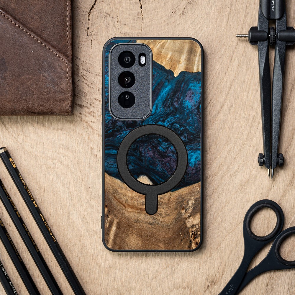 Etui Bewood Unique do Oppo Reno 12 5G  - Planets - Neptun z MagSafe (3)