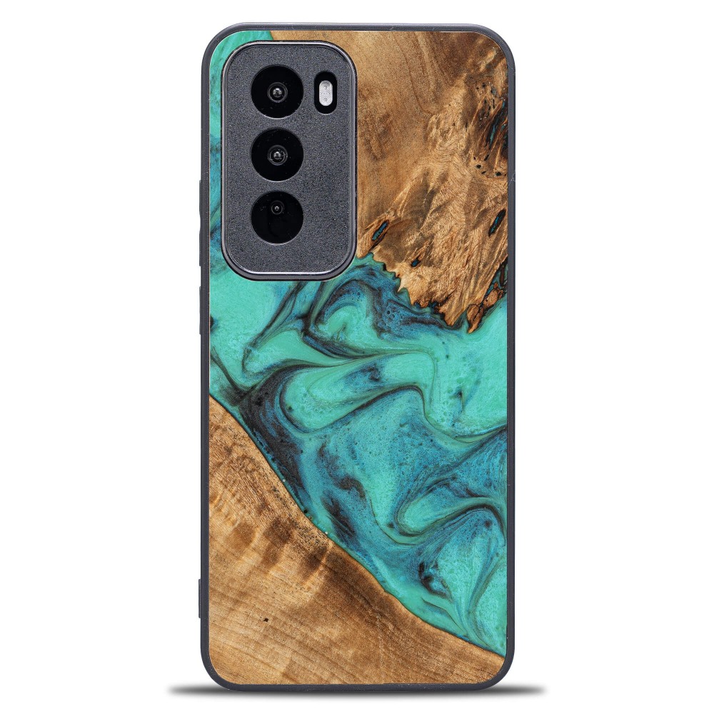 Etui Bewood Unique do Oppo Reno 12 5G  - Turquoise (1)