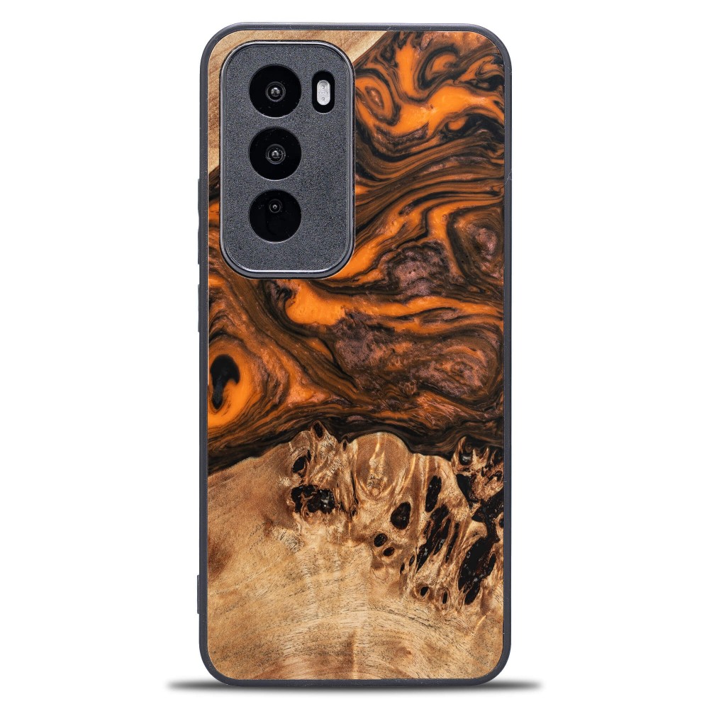 Bewood Resin Case for Oppo Reno 12 5G - Orange (1)
