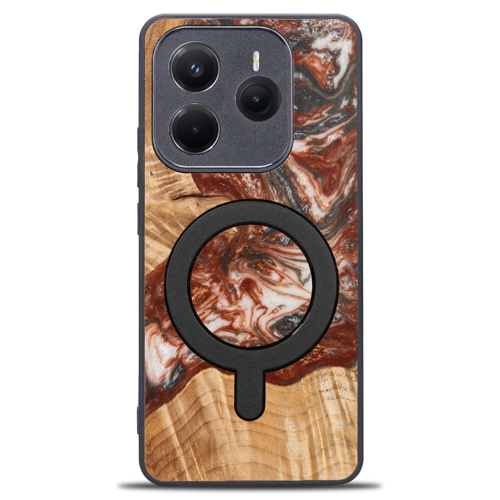 Etui Bewood Unique do Xiaomi Redmi Note 14 5G - Planets - Wenus z MagSafe (1)
