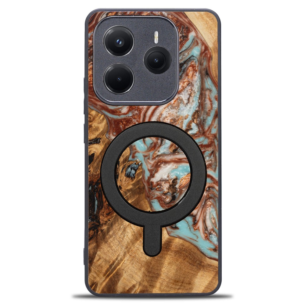 Etui Bewood Unique do Xiaomi Redmi Note 14 5G - Planets - Jowisz z MagSafe (1)