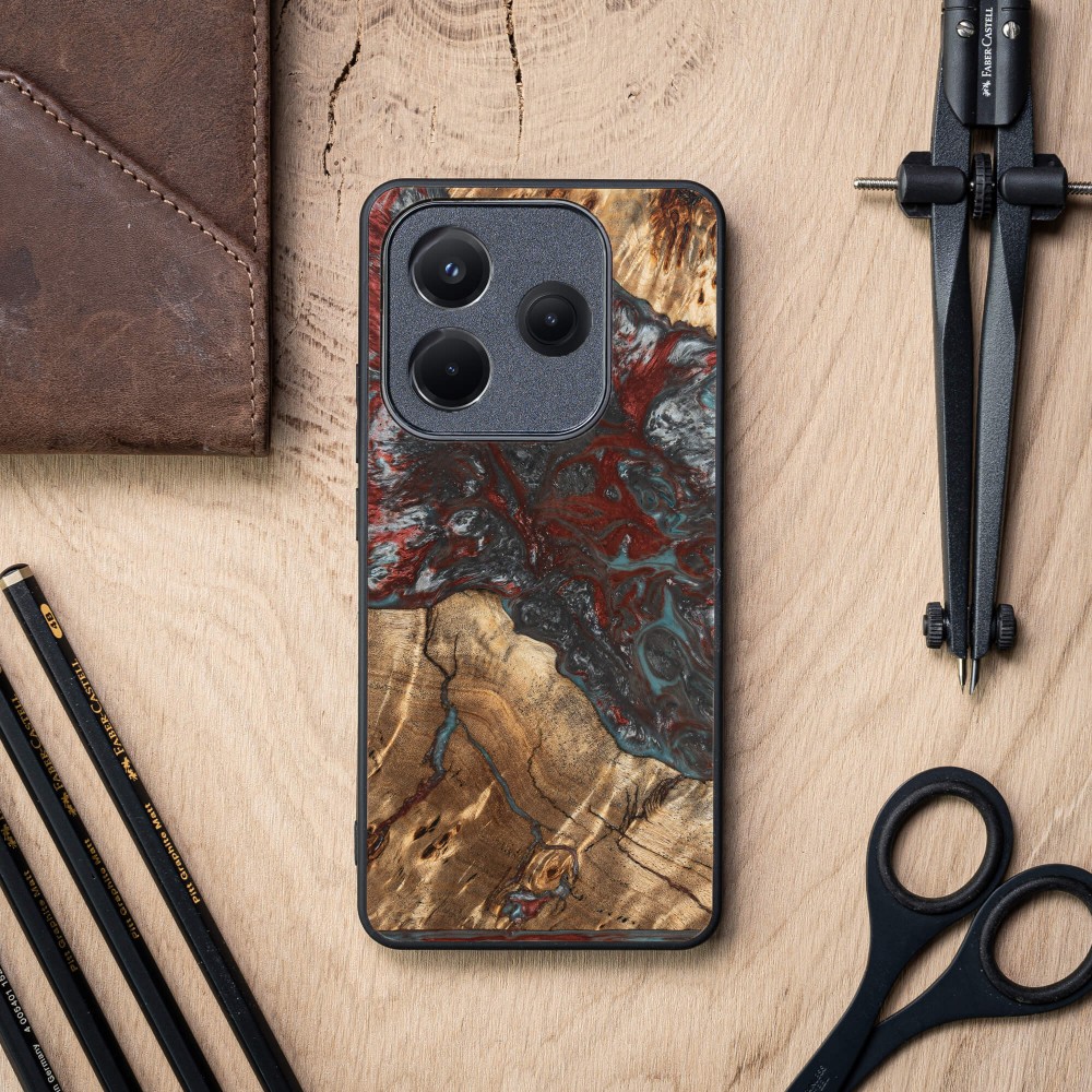 Etui Bewood Unique do Xiaomi Redmi Note 14 5G - Planets - Pluton (2)