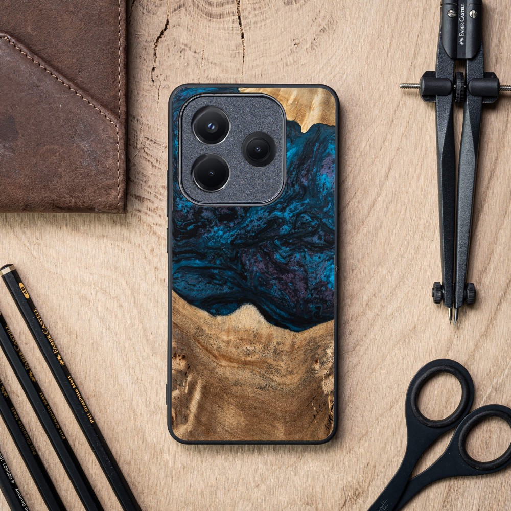 Etui Bewood Unique do Xiaomi Redmi Note 14 5G - Planets - Neptun (2)