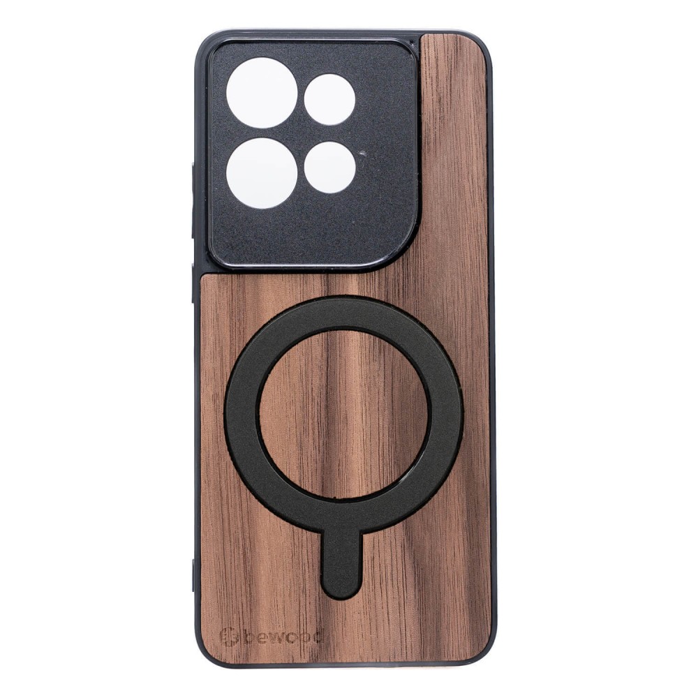 Drewniane Etui Bewood do Motorola Edge 50 Neo / 60 Neo ORZECH AMERYKAŃSKI z MagSafe (1)