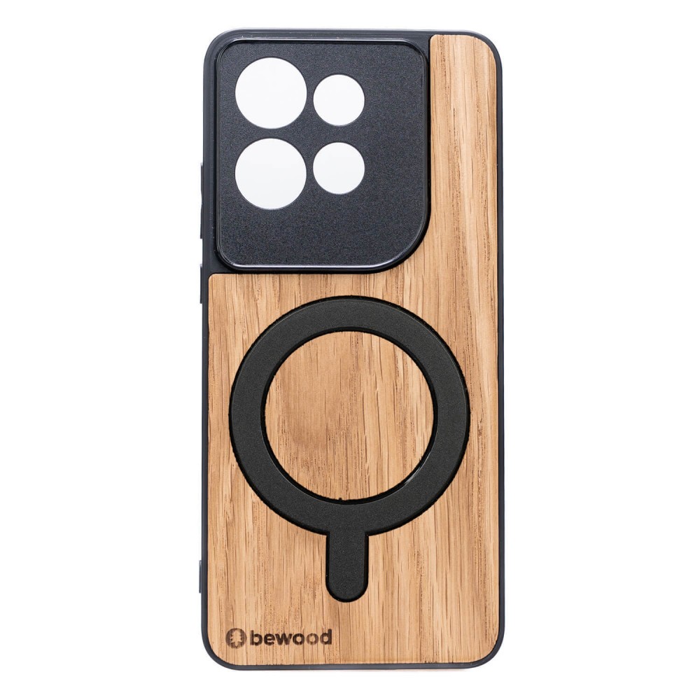 Drewniane Etui Bewood do Motorola Edge 50 Neo / 60 Neo DĄB z MagSafe (1)