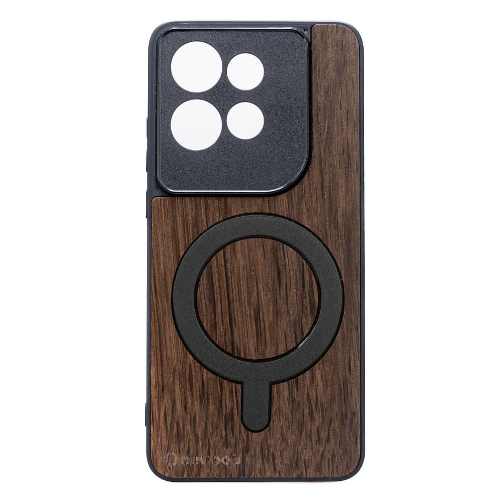 Drewniane Etui Bewood do Motorola Edge 50 Neo / 60 Neo DĄB WĘDZONY z MagSafe (1)