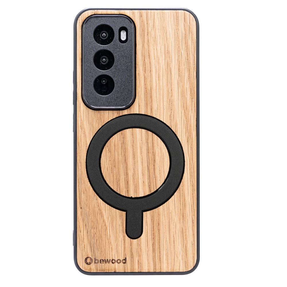 Drewniane Etui Bewood do Oppo Reno 12 Pro 5G DĄB z MagSafe (1)