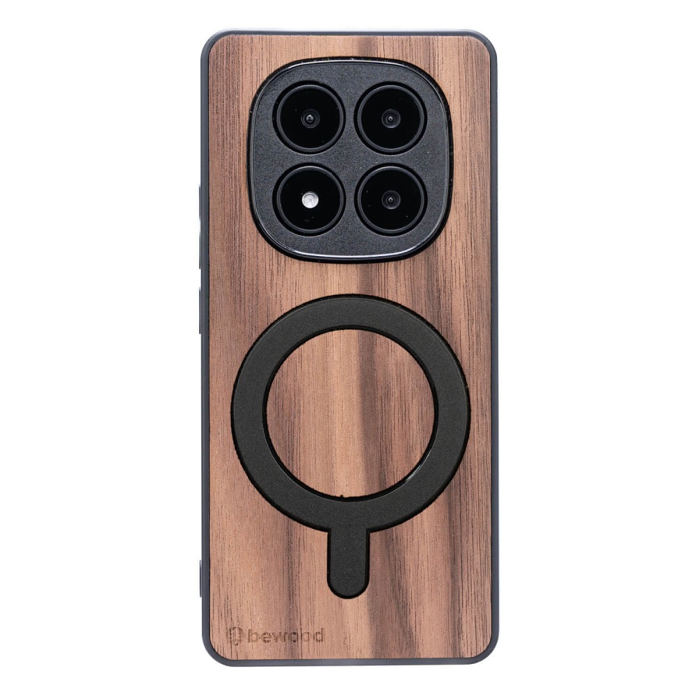 Drewniane Etui Bewood do Xiaomi Redmi Note 14 Pro 5G ORZECH AMERYKAŃSKI z MagSafe (1)