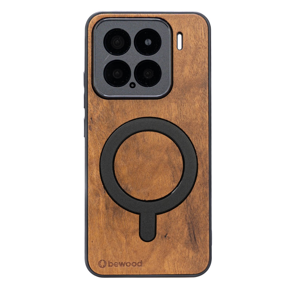 Drewniane Etui Bewood do Xiaomi 15  IMBUIA z MagSafe (1)