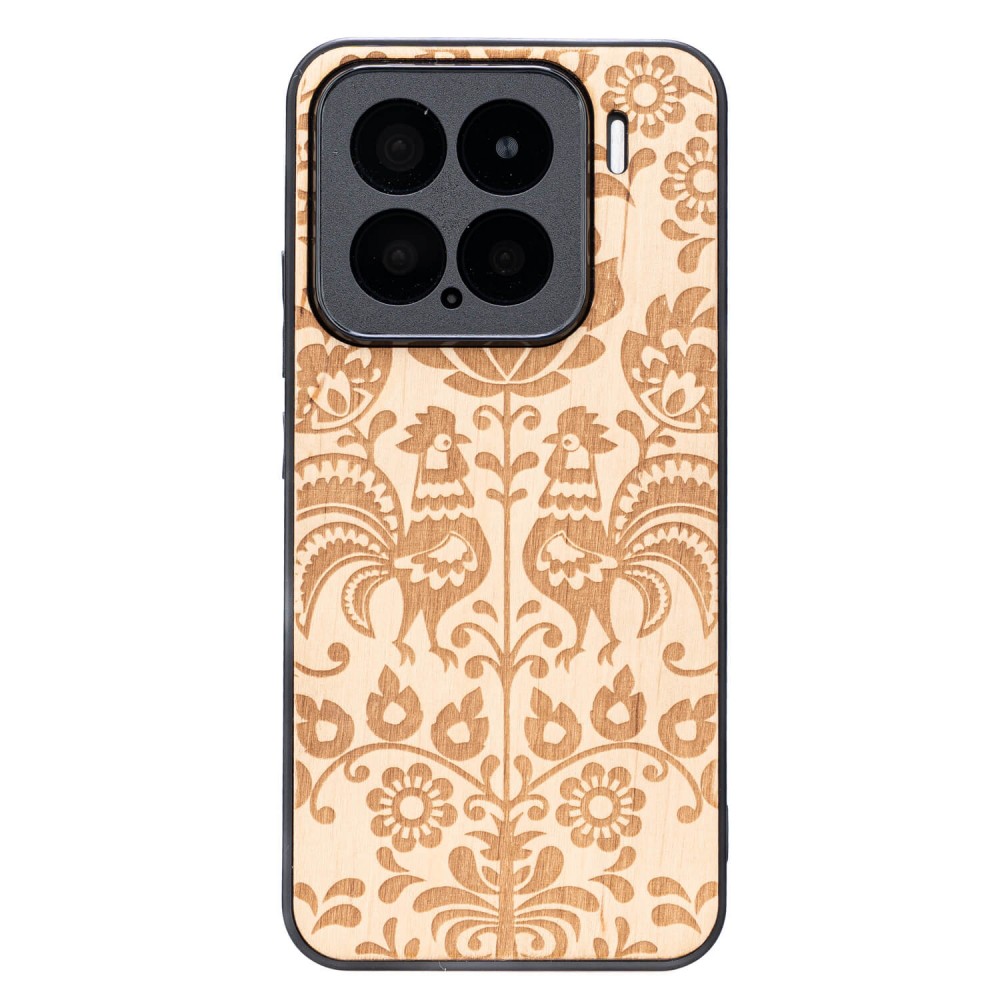 Drewniane Etui Bewood do Xiaomi 15  POLSKI FOLK ANIEGRE (1)