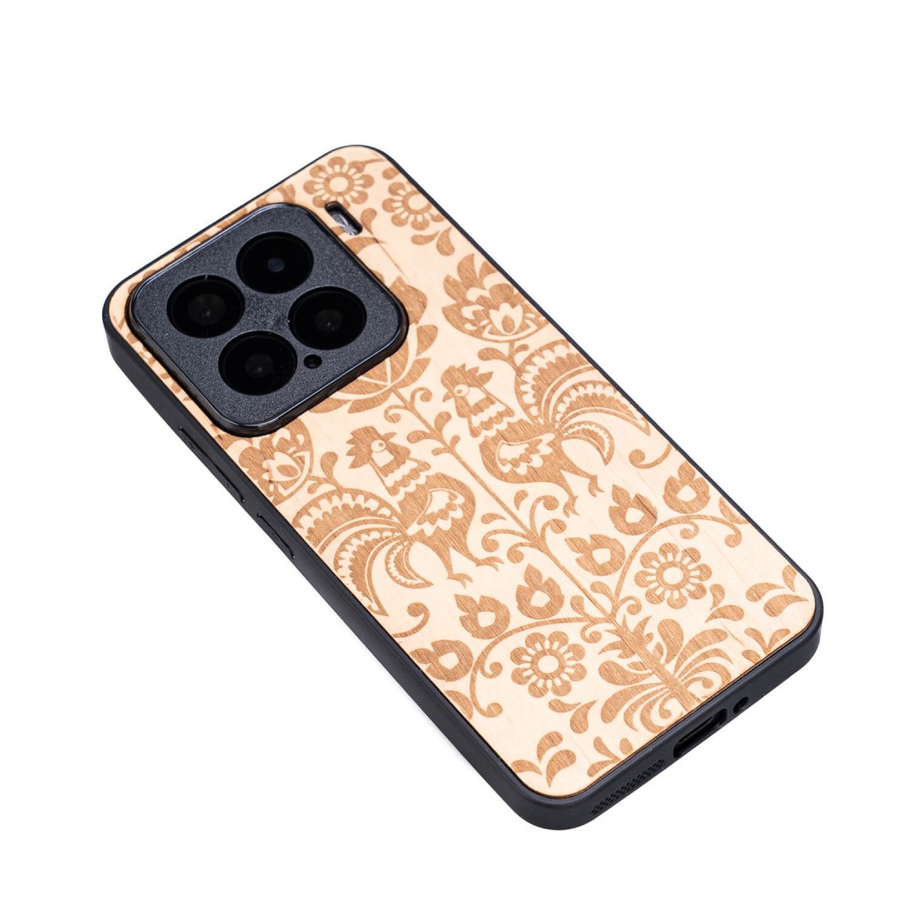 Drewniane Etui Bewood do Xiaomi 15  POLSKI FOLK ANIEGRE (3)
