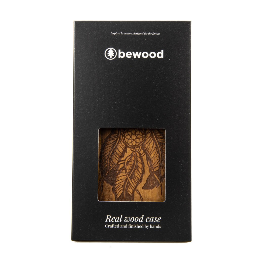 Drewniane Etui Bewood do Xiaomi 15  ŁAPACZ SNÓW IMBUIA (4)