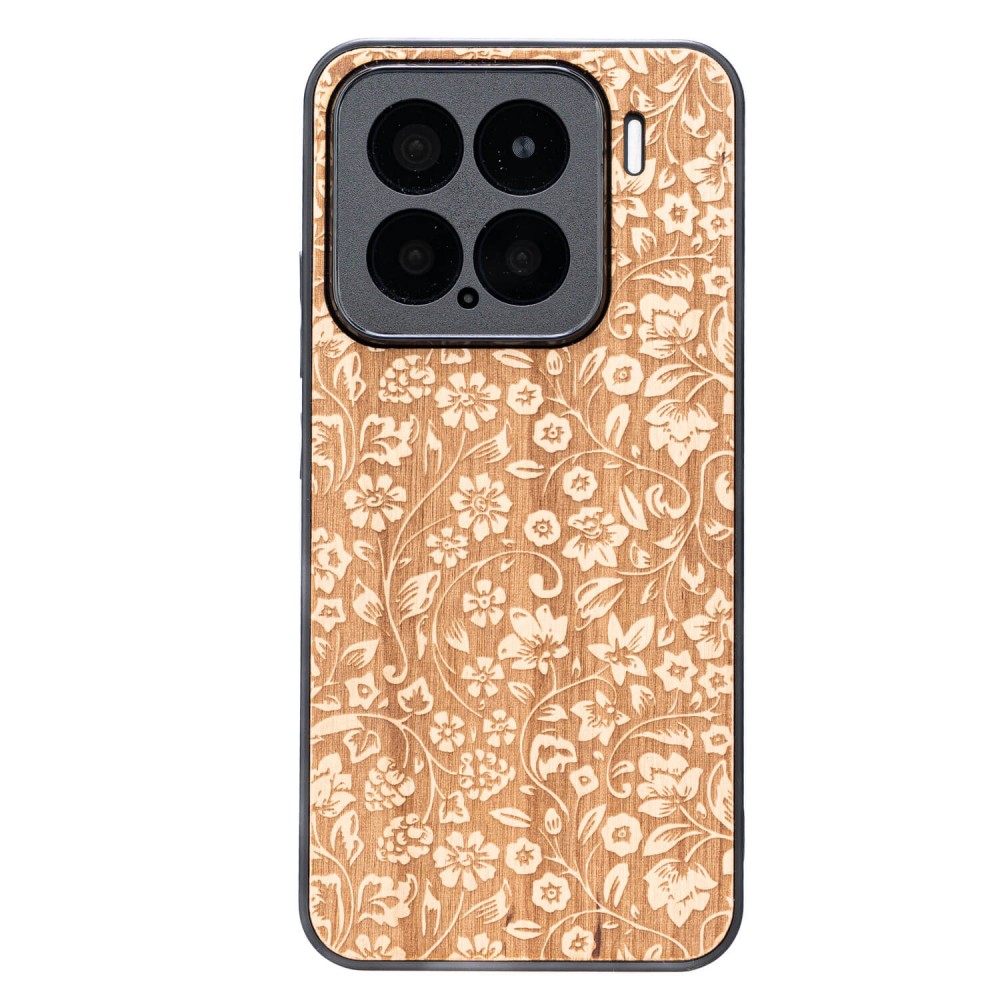 Drewniane Etui Bewood do Xiaomi 15  KWIATY POLNE ANIEGRE (1)