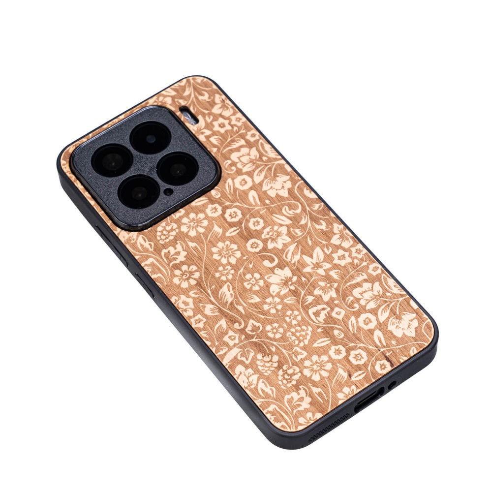 Drewniane Etui Bewood do Xiaomi 15  KWIATY POLNE ANIEGRE (3)