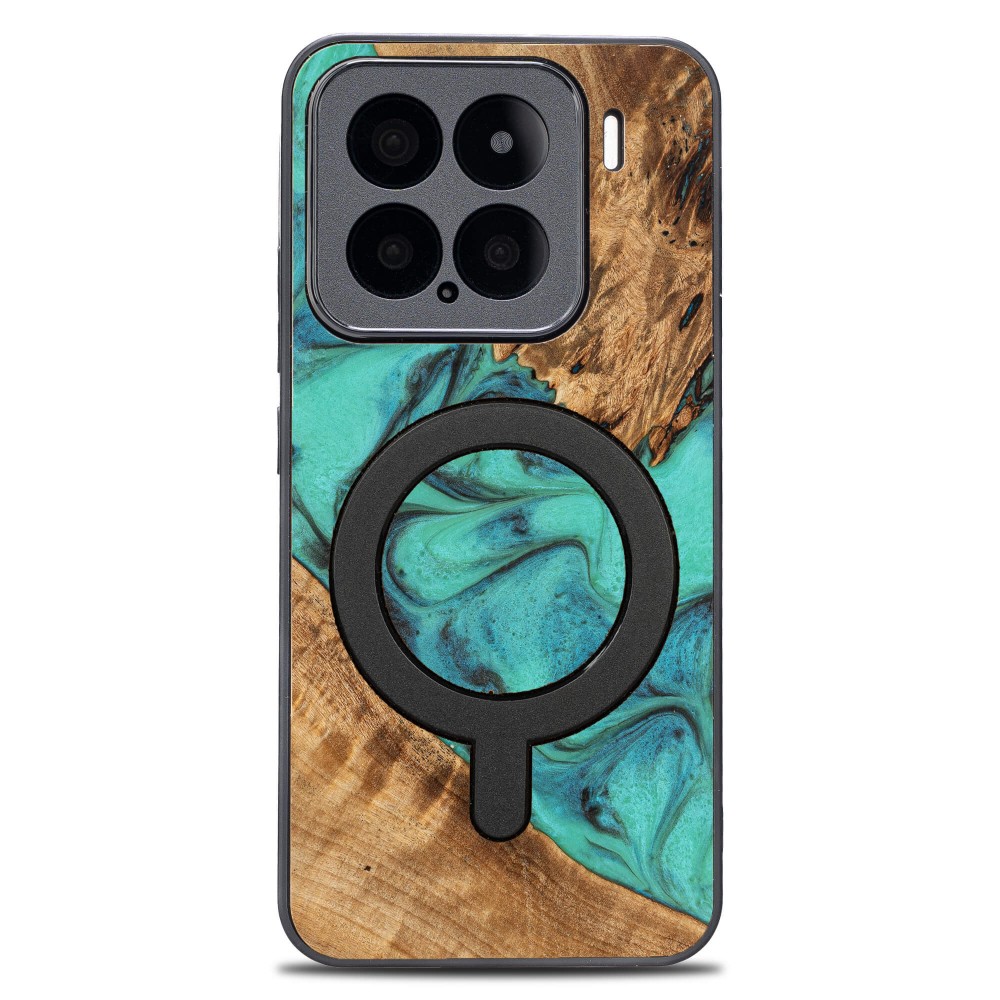 Etui Bewood Unique do Xiaomi 15  - Turquoise z MagSafe (1)