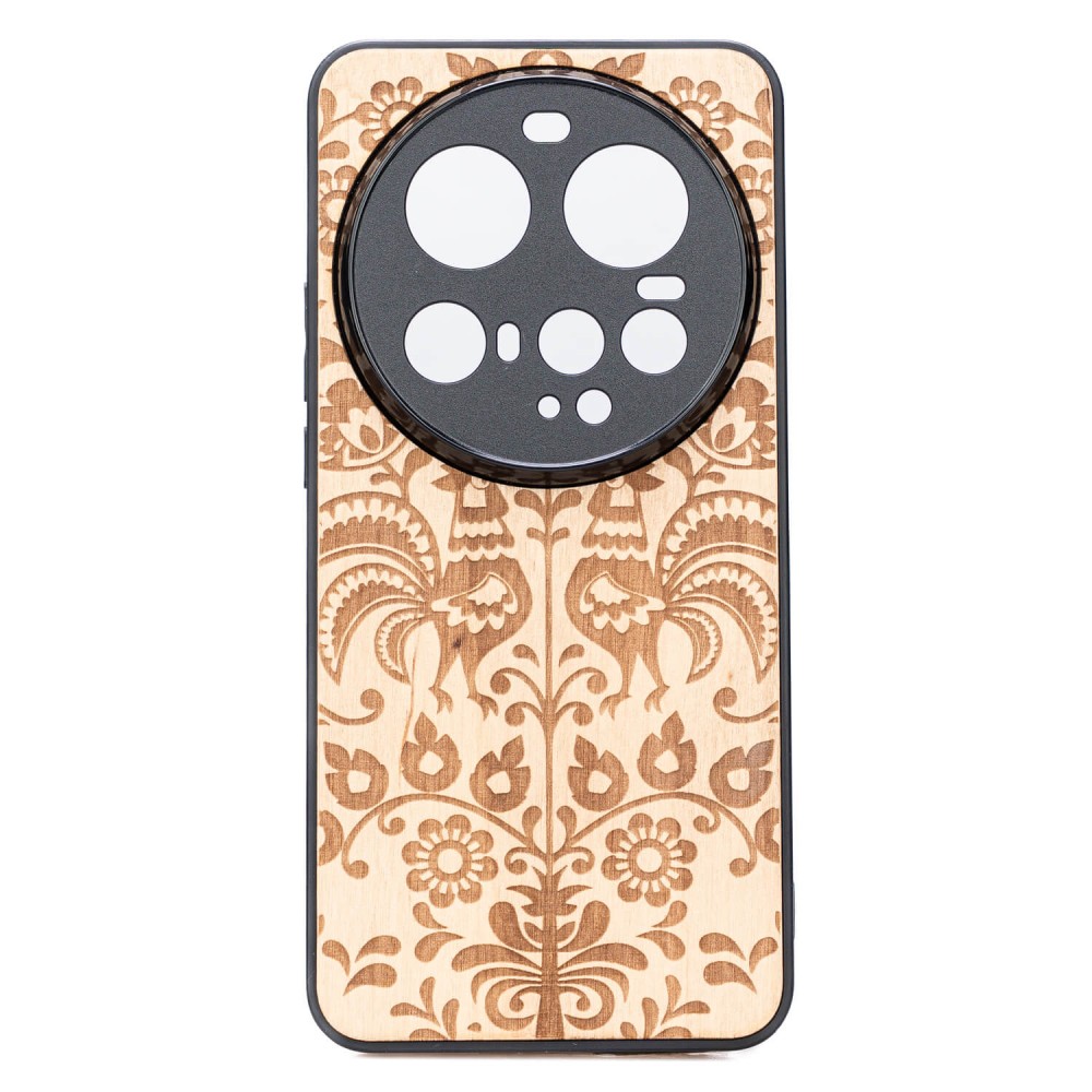Drewniane Etui Bewood do Xiaomi 15 Ultra POLSKI FOLK ANIEGRE (1)