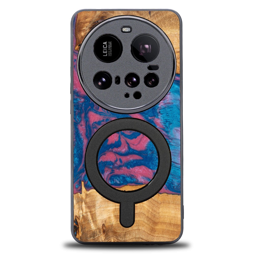 Etui Bewood Unique do Xiaomi 15 Ultra - Neons - Vegas z MagSafe (1)