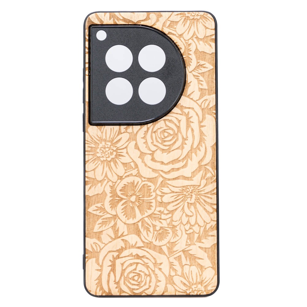 Drewniane Etui Bewood do OnePlus 12 RÓŻE ANIEGRE (1)