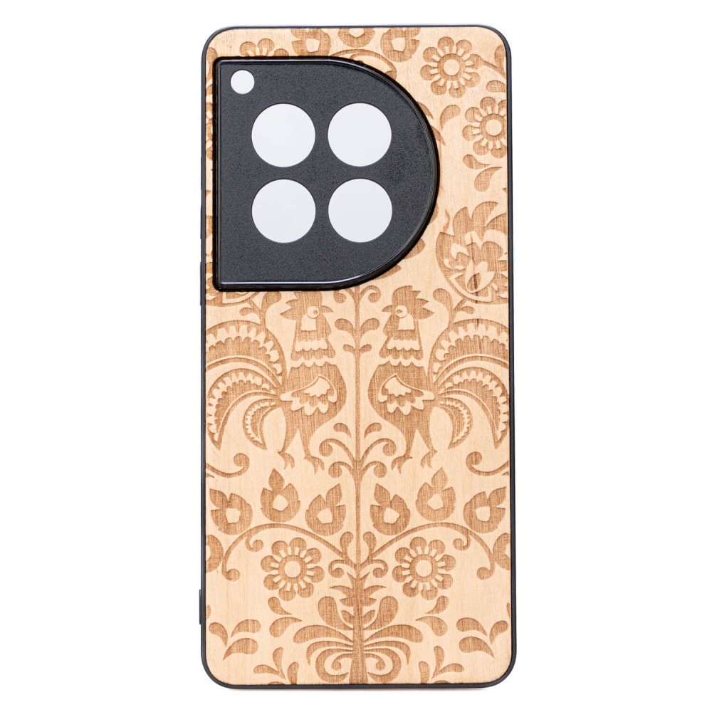 Drewniane Etui Bewood do OnePlus 12 POLSKI FOLK ANIEGRE (1)