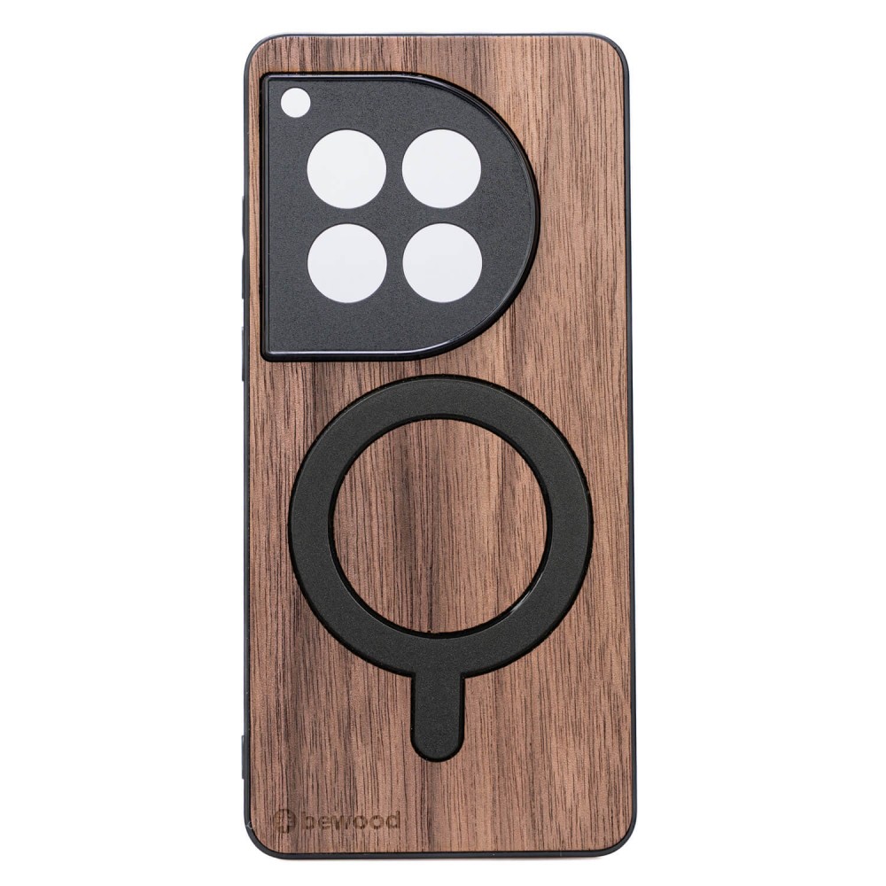 Drewniane Etui Bewood do OnePlus 12 ORZECH AMERYKAŃSKI z MagSafe (1)