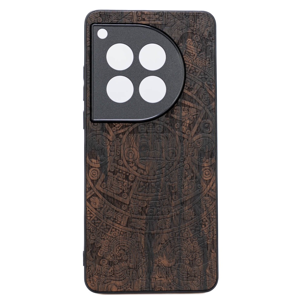 Drewniane Etui Bewood do OnePlus 12 KALENDARZ AZTECKI ZIRICOTE (1)