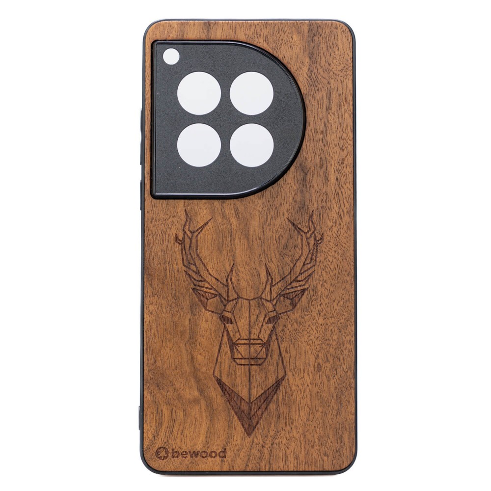 Drewniane Etui Bewood do OnePlus 12 JELEŃ IMBUIA (1)