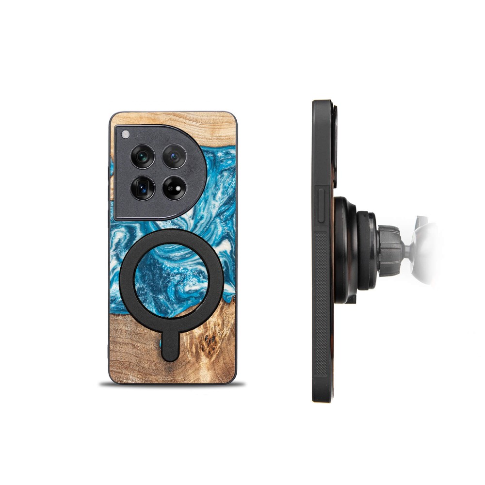 Etui Bewood Unique do OnePlus 12 - Planets - Uran z MagSafe (2)