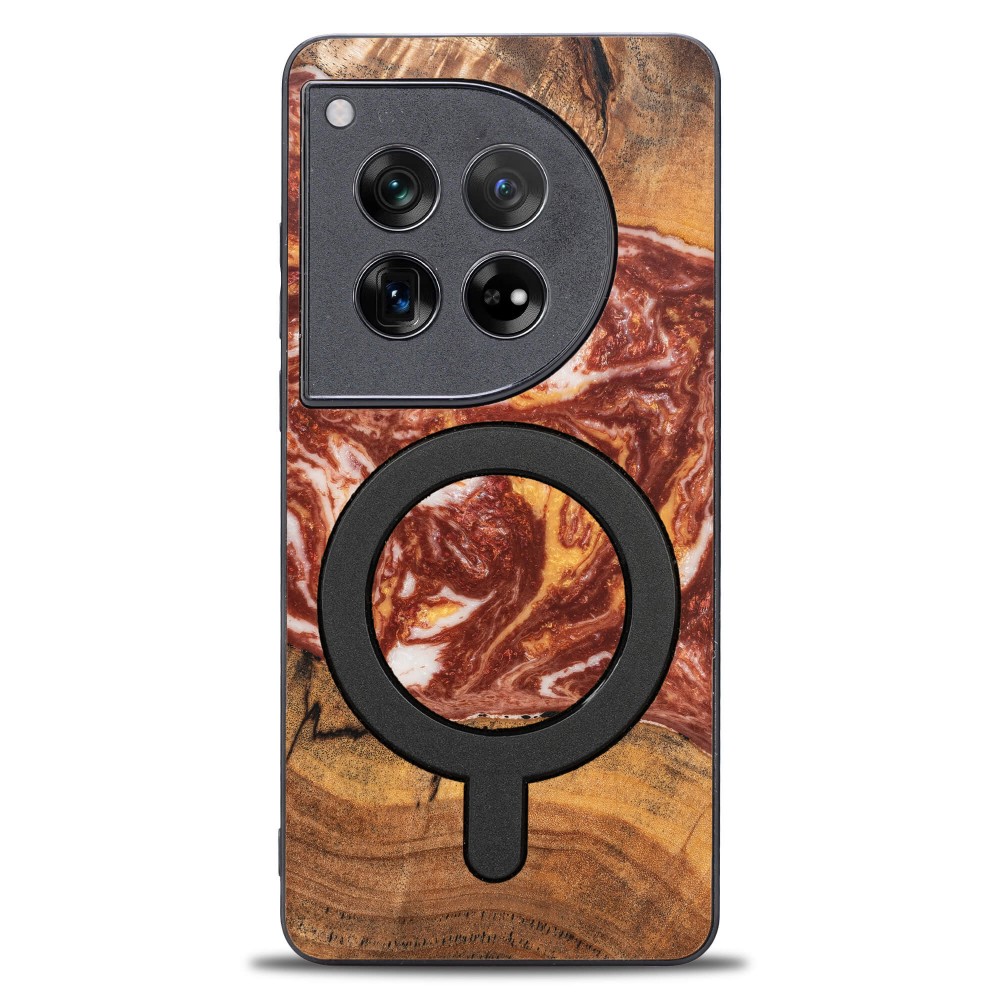 Etui Bewood Unique do OnePlus 12 - Planets - Mars z MagSafe (1)