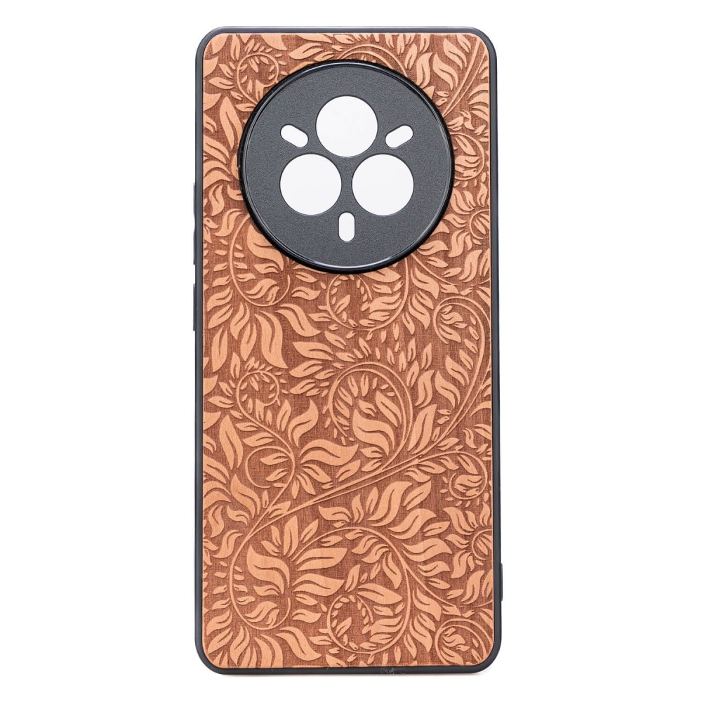 Drewniane Etui Bewood do Realme 14 Pro 5G LIŚCIE JABŁOŃ (1)
