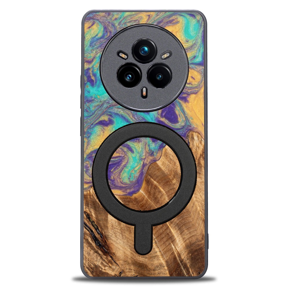 Etui Bewood Unique do Realme 14 Pro 5G - Planets - Merkury z MagSafe (1)