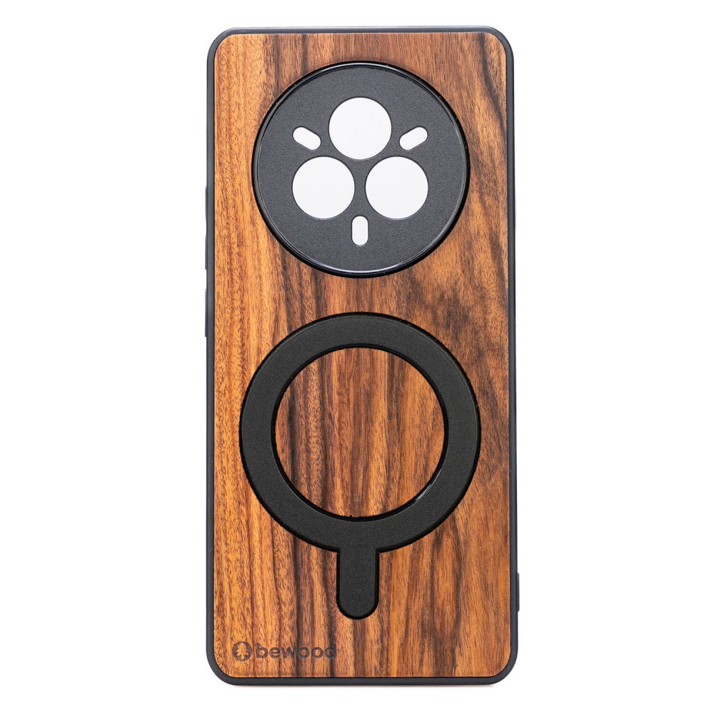 Drewniane Etui Bewood do Realme 14 Pro Plus 5G PALISANDER SANTOS z MagSafe (1)