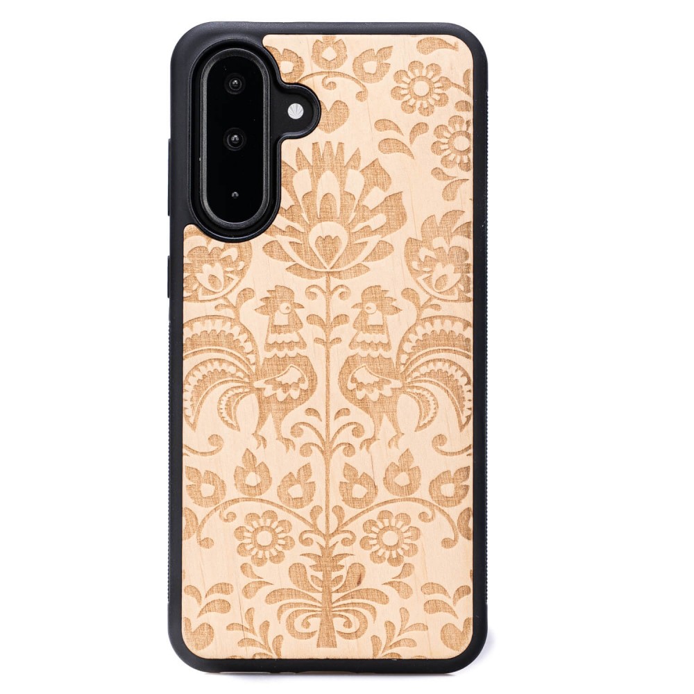 Drewniane Etui Bewood do Samsung Galaxy A36 5G POLSKI FOLK ANIEGRE (1)