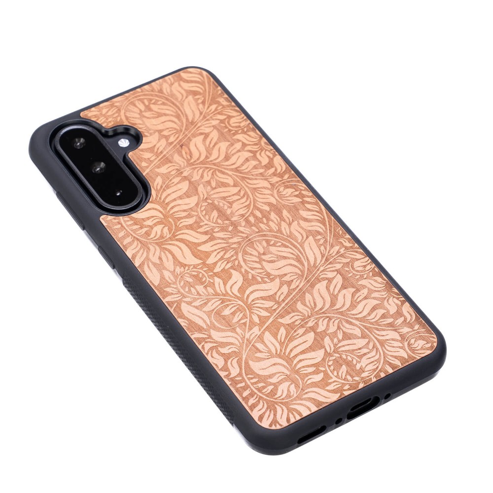 Drewniane Etui Bewood do Samsung Galaxy A36 5G LIŚCIE JABŁOŃ (3)