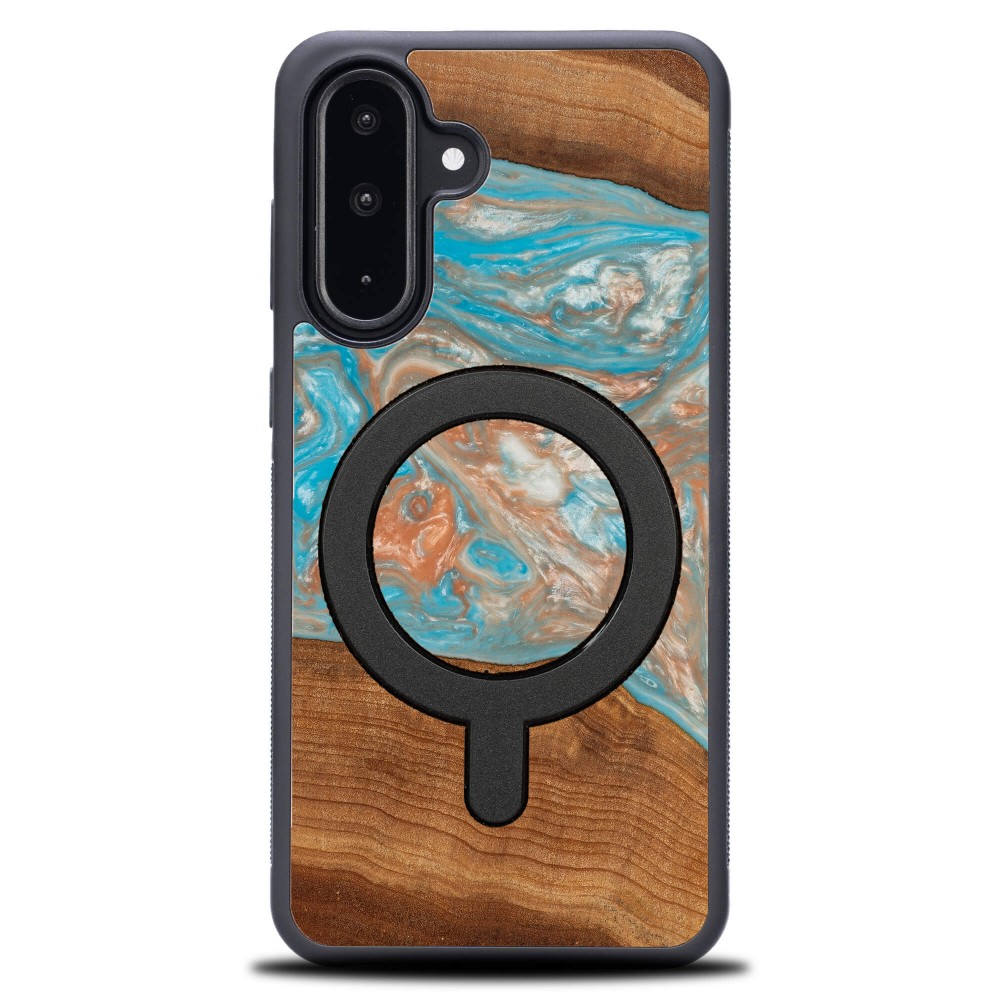 Etui Bewood Unique do Samsung Galaxy A56 5G - Planets - Saturn z MagSafe (1)