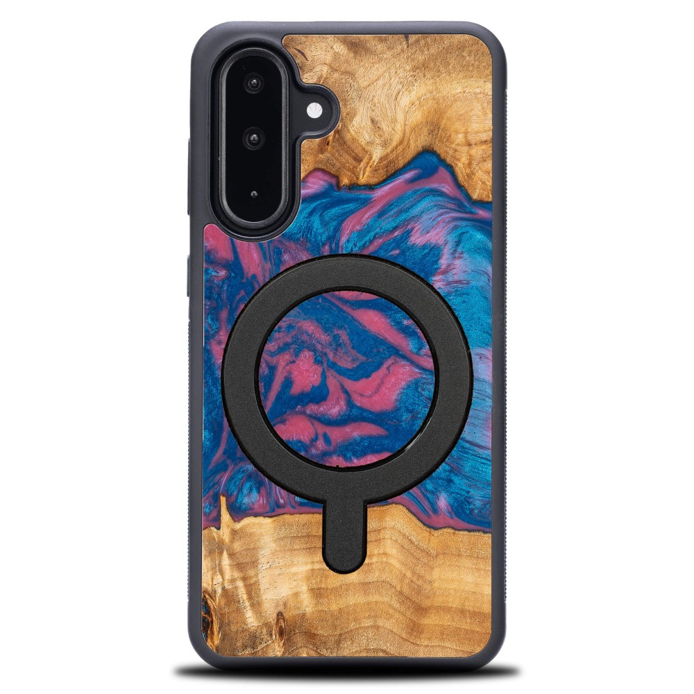 Etui Bewood Unique do Samsung Galaxy A56 5G - Neons - Vegas z MagSafe (1)