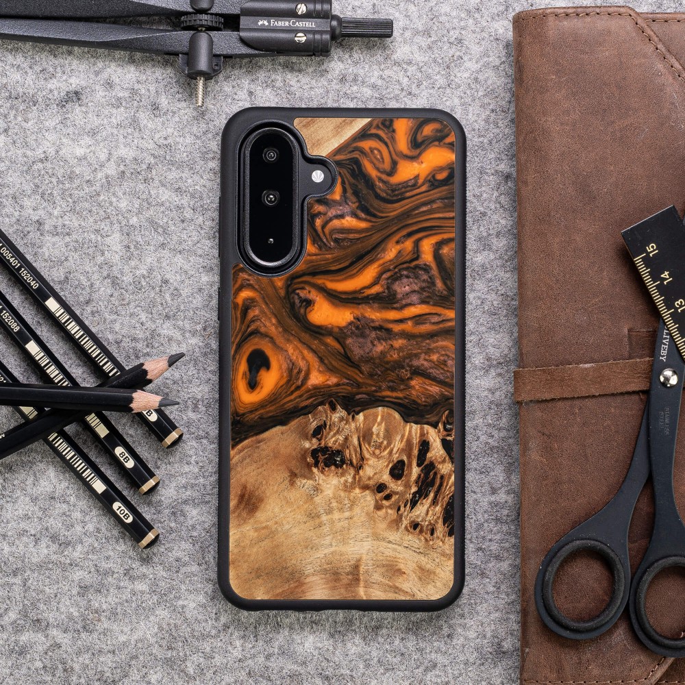 Etui Bewood Unique do Samsung Galaxy A36 5G - Orange (2)
