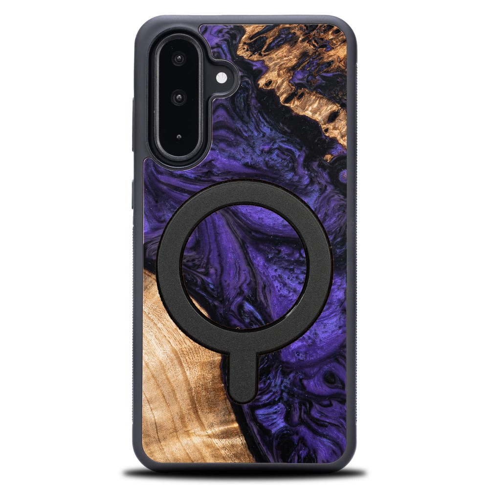 Etui Bewood Unique do Samsung Galaxy A26 5G - Violet z MagSafe (1)